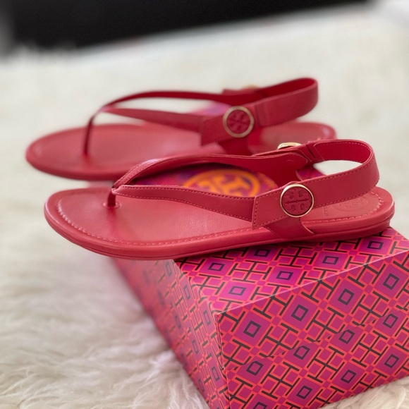 Tory Burch Minnie Travel Sandal - Red 🌹 - Picture 6 of 7
